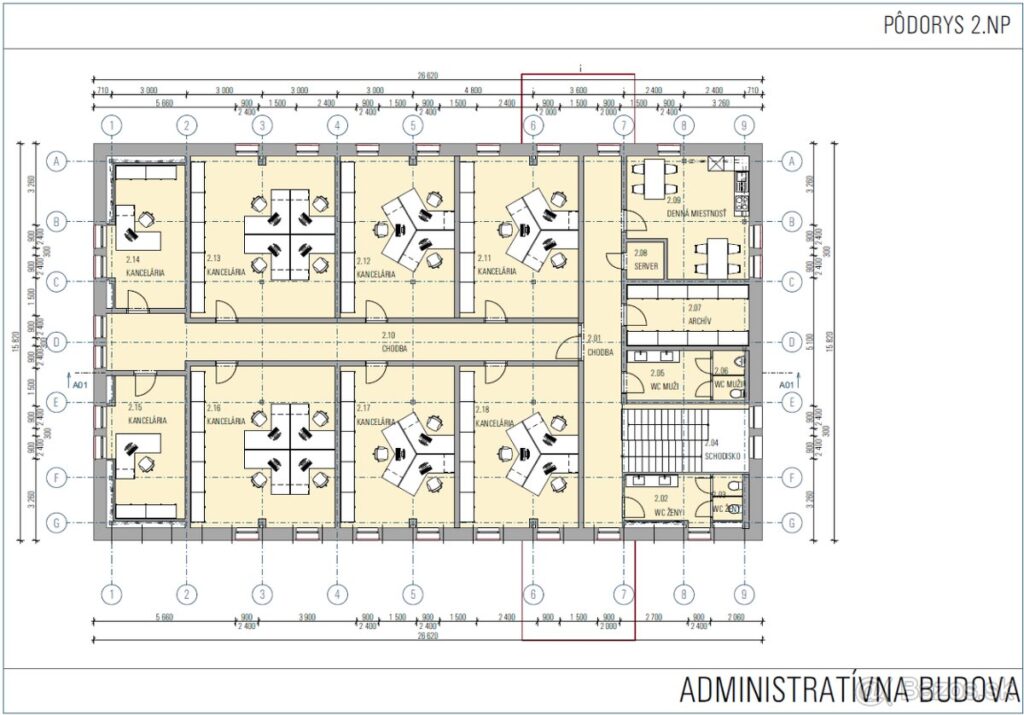 Prenájom kancelárskych priestorov Košice Šaca